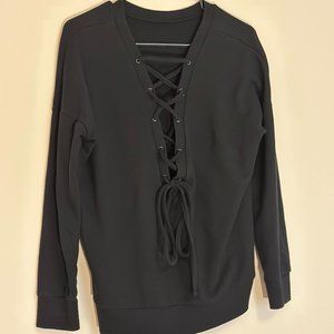 Forever 21 Lace Up Back sweatshirt